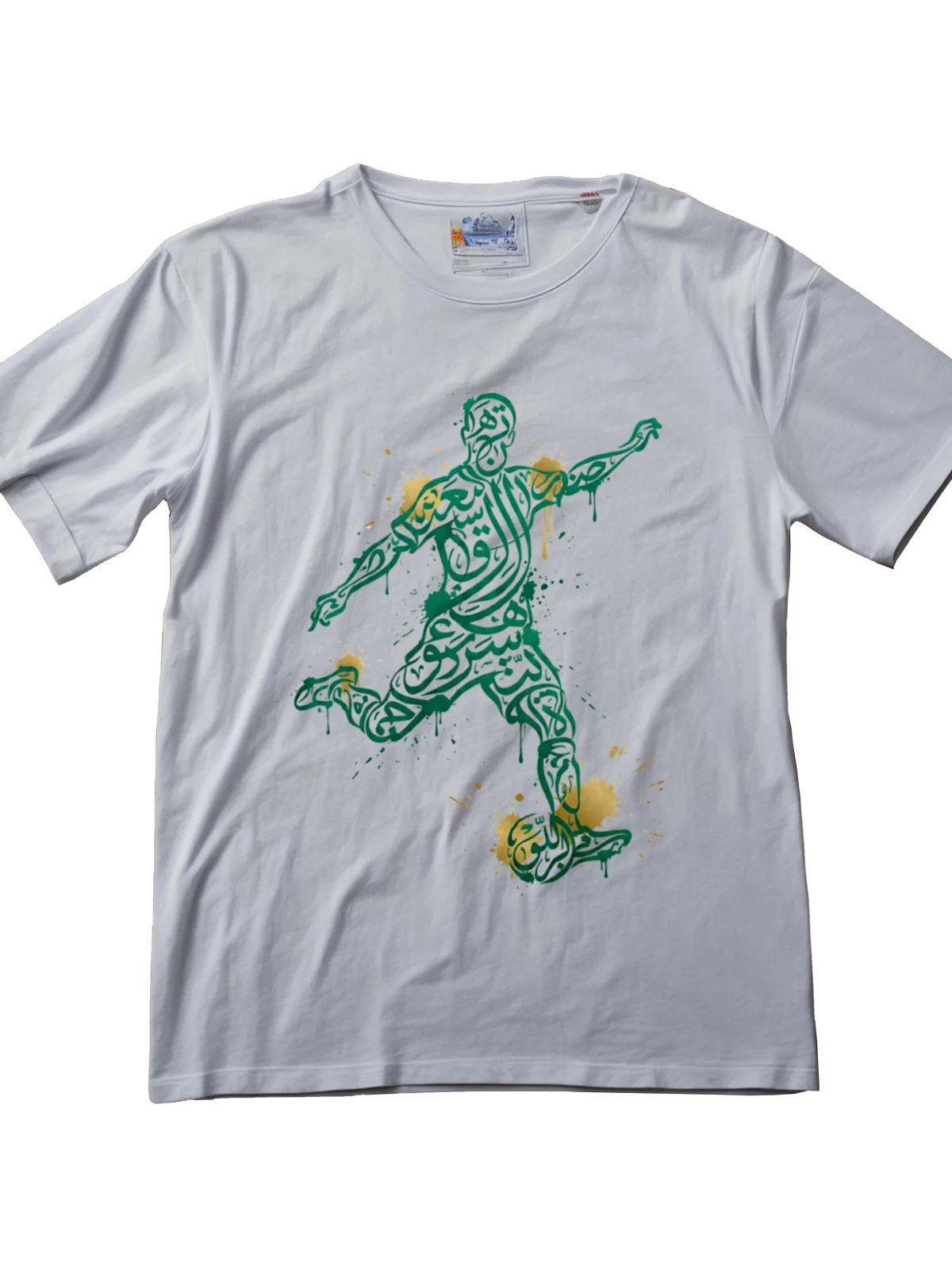 المهارة الذهبية - Green & Gold Script